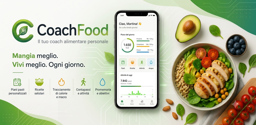 Anteprima dell'app CoachFood